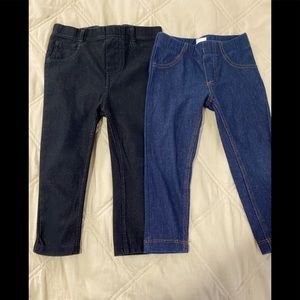 Baby Girl Jeggings- Size 24M/2T